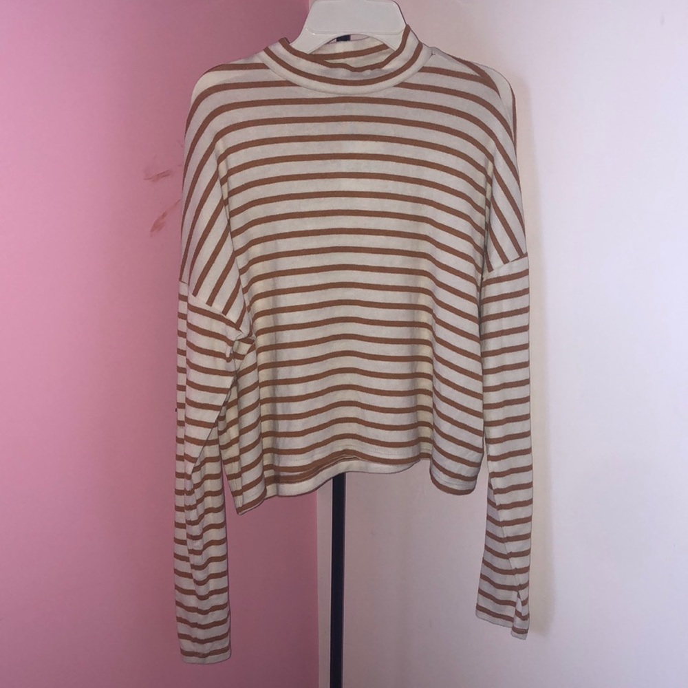 long sleeve striped forever 21 shirt